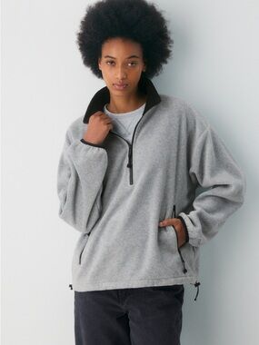 **ISO*** TNA Mellow Mocknec Half-Zip Fleece Pullover